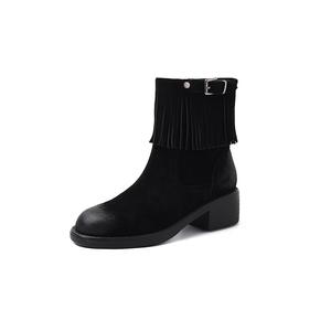 Ботильоны женские 5 см Yeezyy Reezy, Black