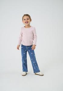 Топ ONLY MINI KMGMAUDE LIFE STRIPE , Birch /Off-White