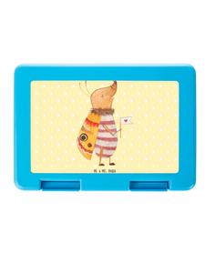 Mr. & Mrs. Panda Ланчбокс с флажком в форме мотылька (без надписи) пастельно-желтого цвета