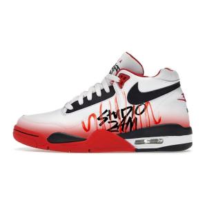 Баскетбольные кроссовки Flight Legacy Vintage Unisex Mid-Top White/Red Nike