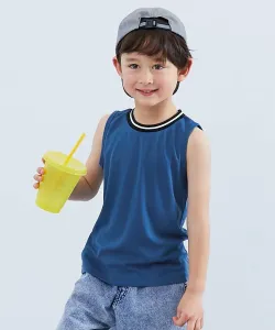 Быстросохнущая, гладкая и эластичная сетчатая майка, топ без рукавов, майка, весна/лето 2015 Devirock, цвет Classic Blue