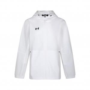 Under Armour Куртка Porter Jackets унисекс, белый, с капюшоном, утепленные, рабочая одежда