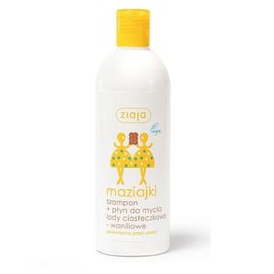Шампунь и гель для душа с ароматом мороженого, 400 мл Ziaja, Maziajki