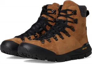 Мужские водонепроницаемые туристические ботинки Danner Arctic 600 Side-Zip 7" 200G, утепленные, прочные, для любых погодных условий, коричневый/черный