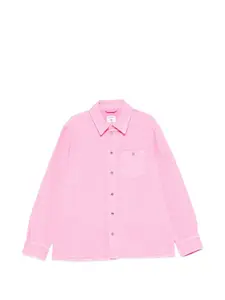 Джинсовая рубашка с логотипом Casablanca, розовый