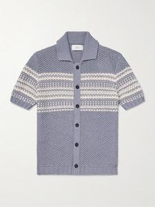 Полосатая рубашка из органического хлопка MR P., синий