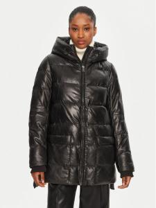 Кожаная куртка relaxed fit Warm Girl Serge Pariente, черный