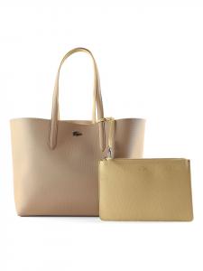Lacoste Двусторонняя сумка-шоппер Anna 34,5 см цвета Viennois Soy