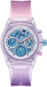Guess, женские спортивные часы с множеством функций, 39 мм, Two Tone/Two Tone/Blue
