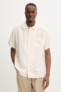 Рубашка с добавлением льна Chemisette Roy A.P.C., бежевый