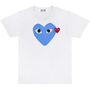 CDG Play Футболка Comme Des Garcons Play с красной эмблемой в виде сердца