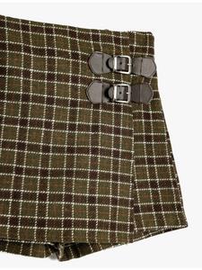 Зеленые клетчатые шорты KOTON