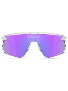 Солнцезащитные очки BXTR с зеркальными линзами Oakley, белый