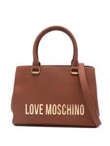 Сумка-тоут Love Love Moschino, коричневый