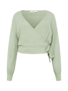 Вязаный кардиган ABOUT YOU Curvy Irem, светло-зеленый