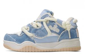 Обувь для скейтбординга, унисекс, стильная Q-And, vitality бежевый/sky синий