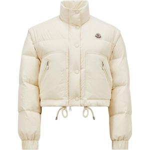 Moncler Пуховик с логотипом, White
