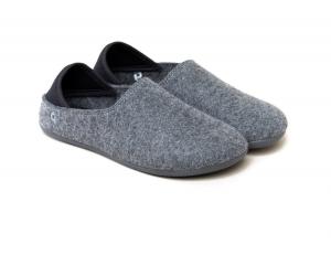 Тапочки Gottstein Hausschuh Wool Slip On, цвет grey/charcoal