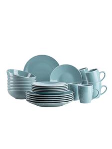 Набор столовых приборов, керамическая посуда Elissa бирюзового цвета Mäser