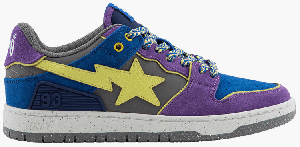 Кроссовки BAPE Sk8 Sta #1 M2, фиолетовый