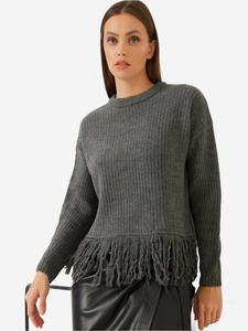 Bianco Lucci Свитер в темно-сером цвете