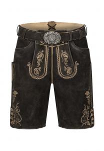 Кожаные брюки Krüger Dirndl, серый