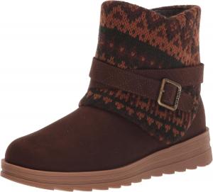 Женские модные ботинки MUK LUKS Natalie Naomi, Dark Brown