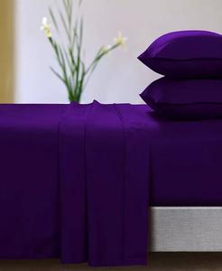 Комплект простыней из микрофибры 110-GSM с глубокими карманами Tribeca Living, фиолетовый
