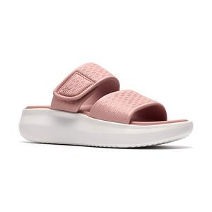 Женские сандалии-танкетки Cloudsteppers Solevana Star Clarks, Dusty Pink