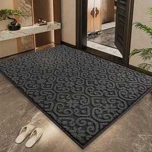 Dajiang Ковер 60х90 см для входа, высококачественный, удаляющий грязь, износостойкий для улицы, противоскользящий, темно-серый [Sweeping Sand And Dust]