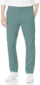 Брюки BOSS с зауженным кроем из хлопковой смеси, Goblin Green