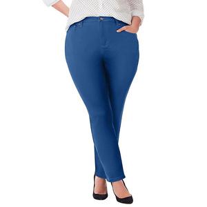 Женские брюки curvy plus size petite sateen stretch Catherines, Royal Navy