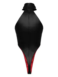 Боди с высоким воротником Lika, черный