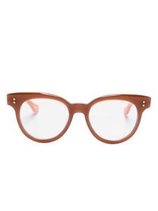 Dita Eyewear очки в круглой оправе, оранжевый