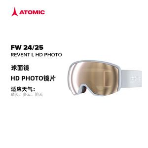 Atomic Новые лыжные очки REVENT hdpho photo 2425, светло-серые, сферические линзы, REVENT L HD PHOTO L