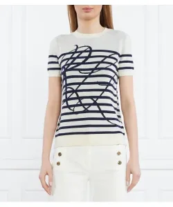 Блуза Regular fit Lauren Ralph Lauren, бежевый