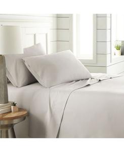 Комплект постельного белья Chic Solids Ultra Soft из 4 предметов, размер King Southshore Fine Linens, слоновая кость