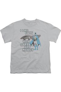 Футболка с коротким рукавом DC Comics Favorite Things для детей Gildan, серебряный