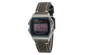 CASIO Часы Retrofit Series Quartz Movement Leather Strap Watch Unisex Purple Watch Dial