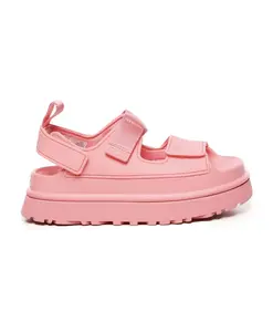 Розовые сандалии на липучке Ugg, розовый