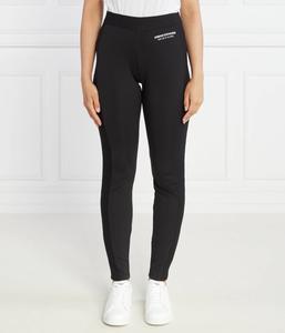Леггинсы Armani Exchange Slim Fit, черный