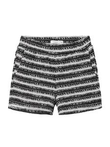 Обычные брюки NAME IT, черный/белый