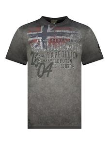 Geographical Norway Футболка "Jelegant" черного цвета