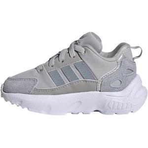 ZX 22 нескользящие устойчивые к истиранию низкие детские ботинки gray Adidas Originals, серый