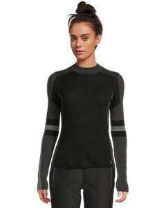 Женская футболка Smartwool Alpine Crew, Black