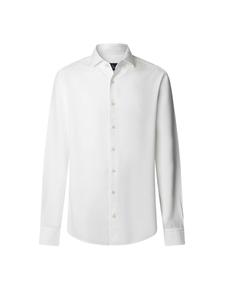 Рубашка на пуговицах классического кроя Hackett London, белый