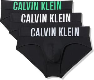 Комплект из 3 трусов-брифов Calvin Klein Mens Intense Power Hip, Black Bodies W/ Misty Grey, White, Blossom Green Logos