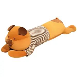 Теплая полосатая свинка плюшевая кукла высота 90cm/110cm/130cm/150cm/180cm Bitter purchase