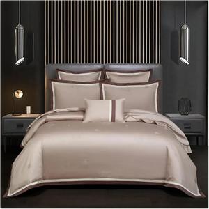 YUSIWOAL Комплект постельного белья из египетского хлопка 1000TC с винтажным жаккардовым узором