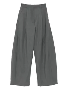 Плиссированные брюки THELATEST, серый